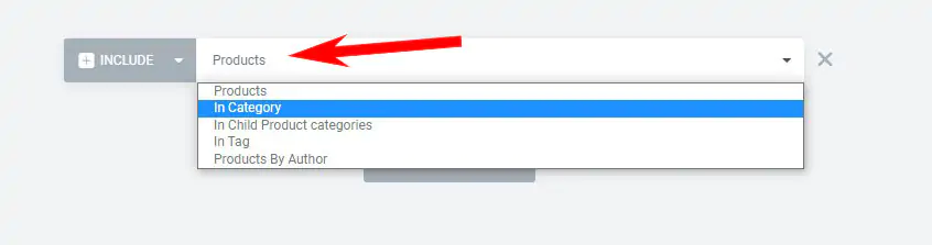 Product, category, tag or author